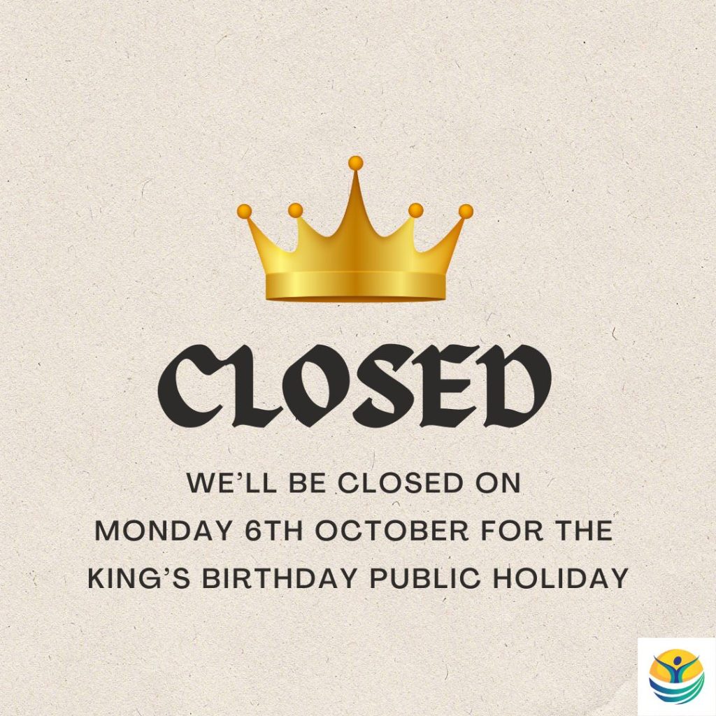 Kings Birthday Public Holiday Closure